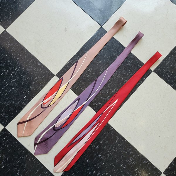 1950 Burkhardt's abstract tie