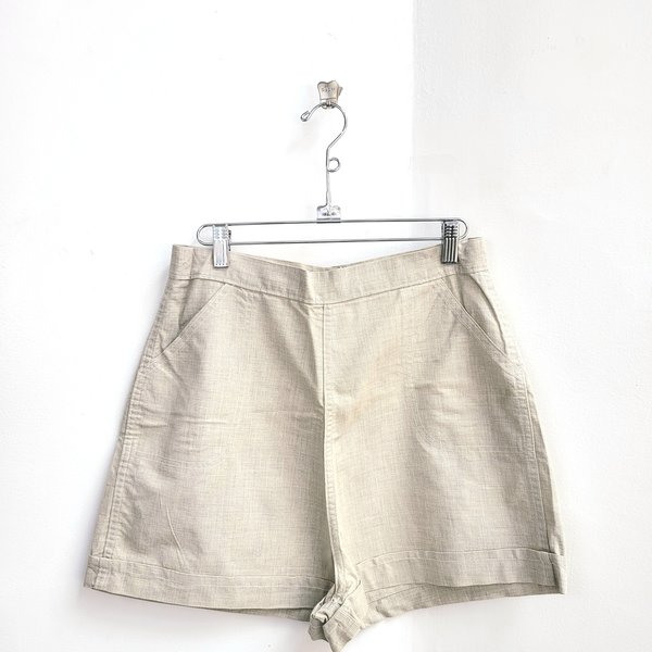 1940 Lee high waisted khaki shorts, 28