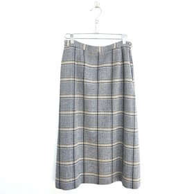 1960 Pendleton plaid wool skirt, medium 10